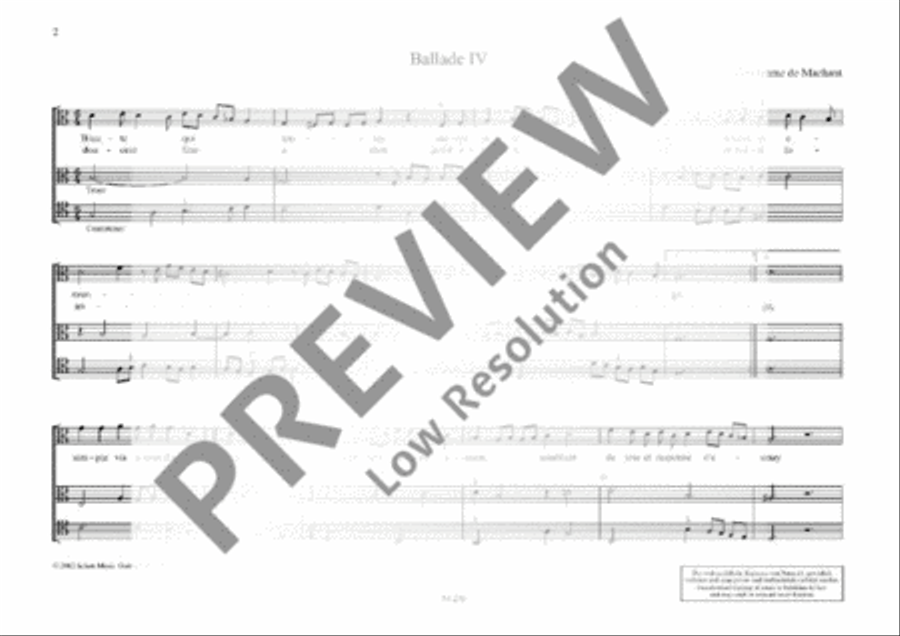 Machaut Transcriptions Voice scores gallery preview page 13