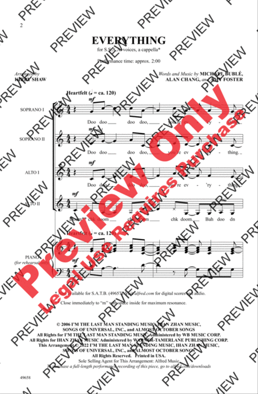 Everything A Cappella scores gallery preview page 2