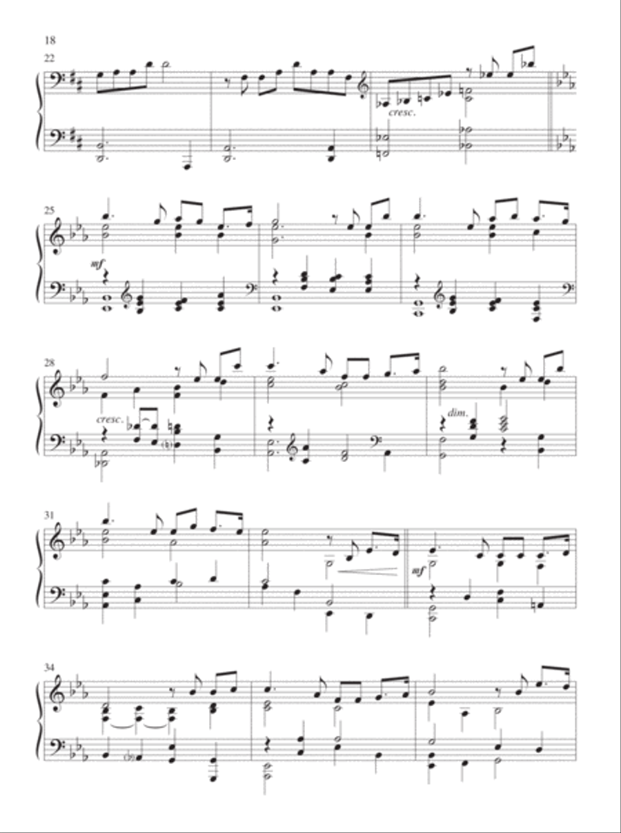 The Father's Love Piano Solo scores gallery preview page 8
