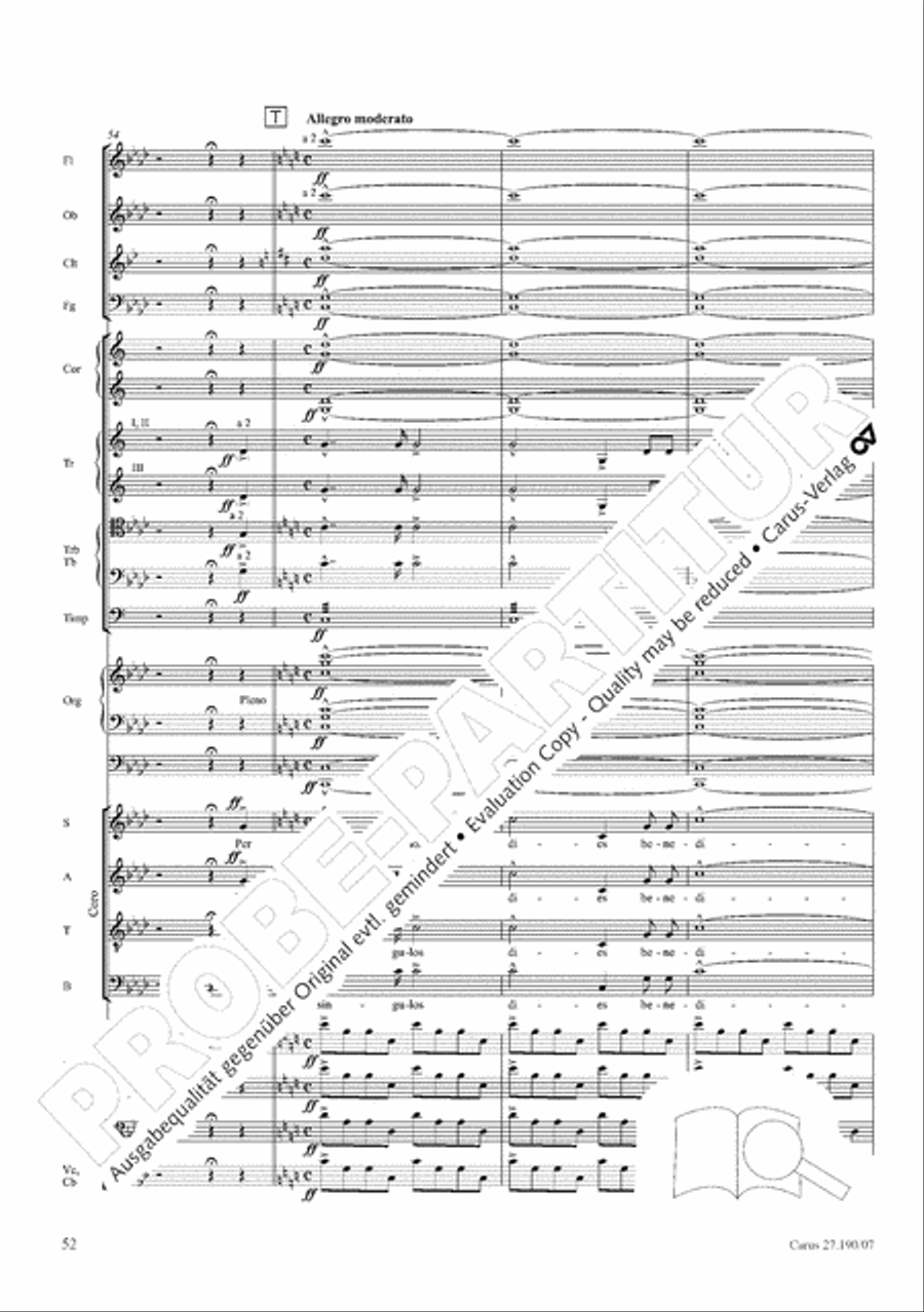 Te Deum 4-Part scores gallery preview page 60