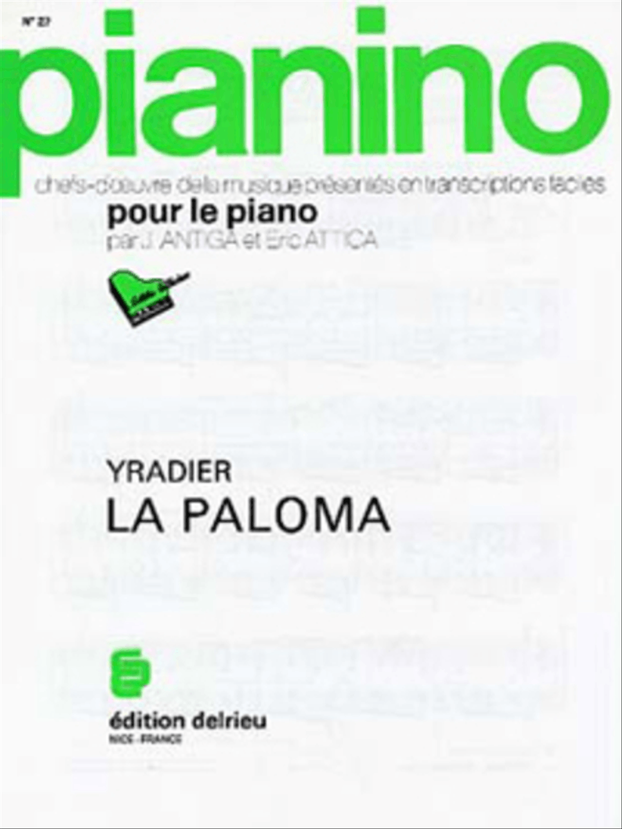 La Paloma (La Colombe) - Pianino 27