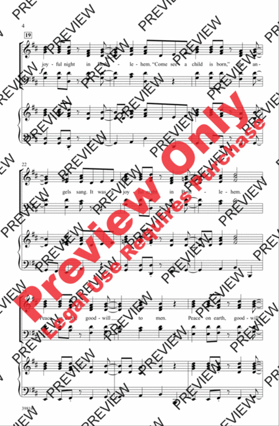 A Joyful Night - SoundTrax CD (CD only) Choir scores gallery preview page 4