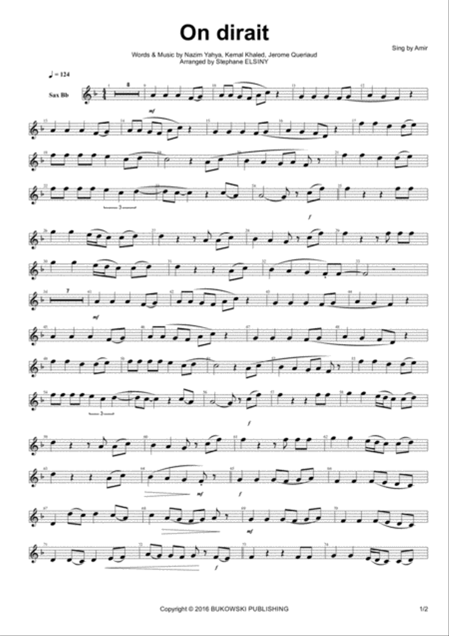 On Dirait Woodwind Duet scores gallery preview page 1