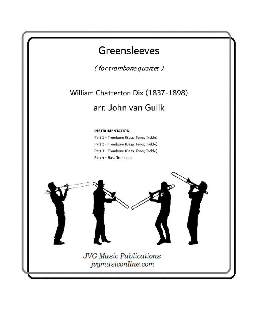 Greensleeves - Trombone Quartet image number null