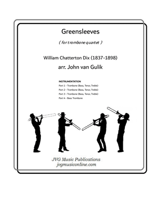 Greensleeves - Trombone Quartet