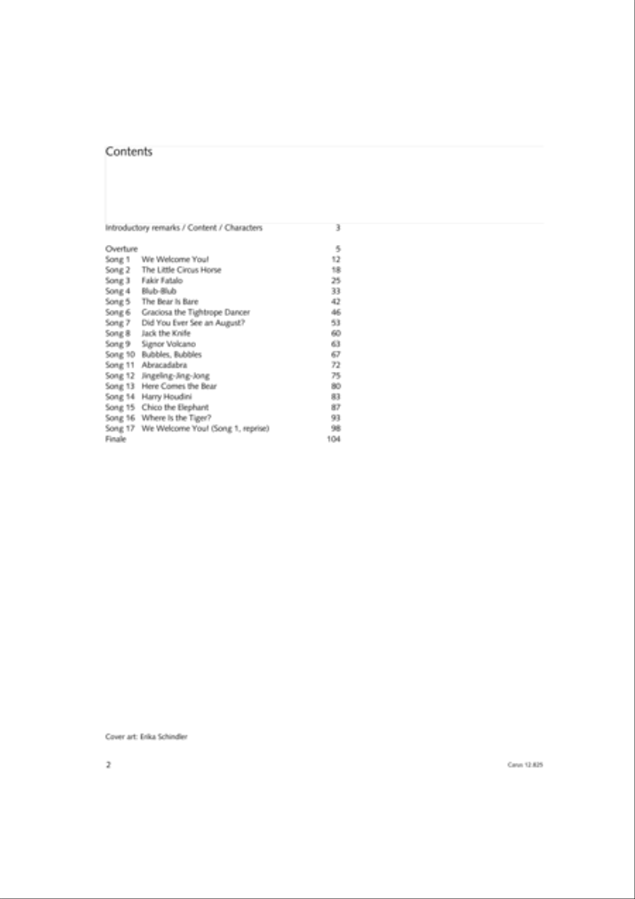 Circus Allegro Circus Allegro Choir scores gallery preview page 3