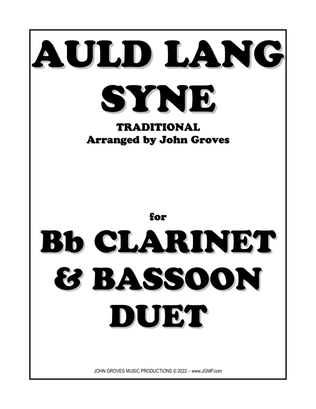 Auld Lang Syne - Clarinet & Bassoon Duet