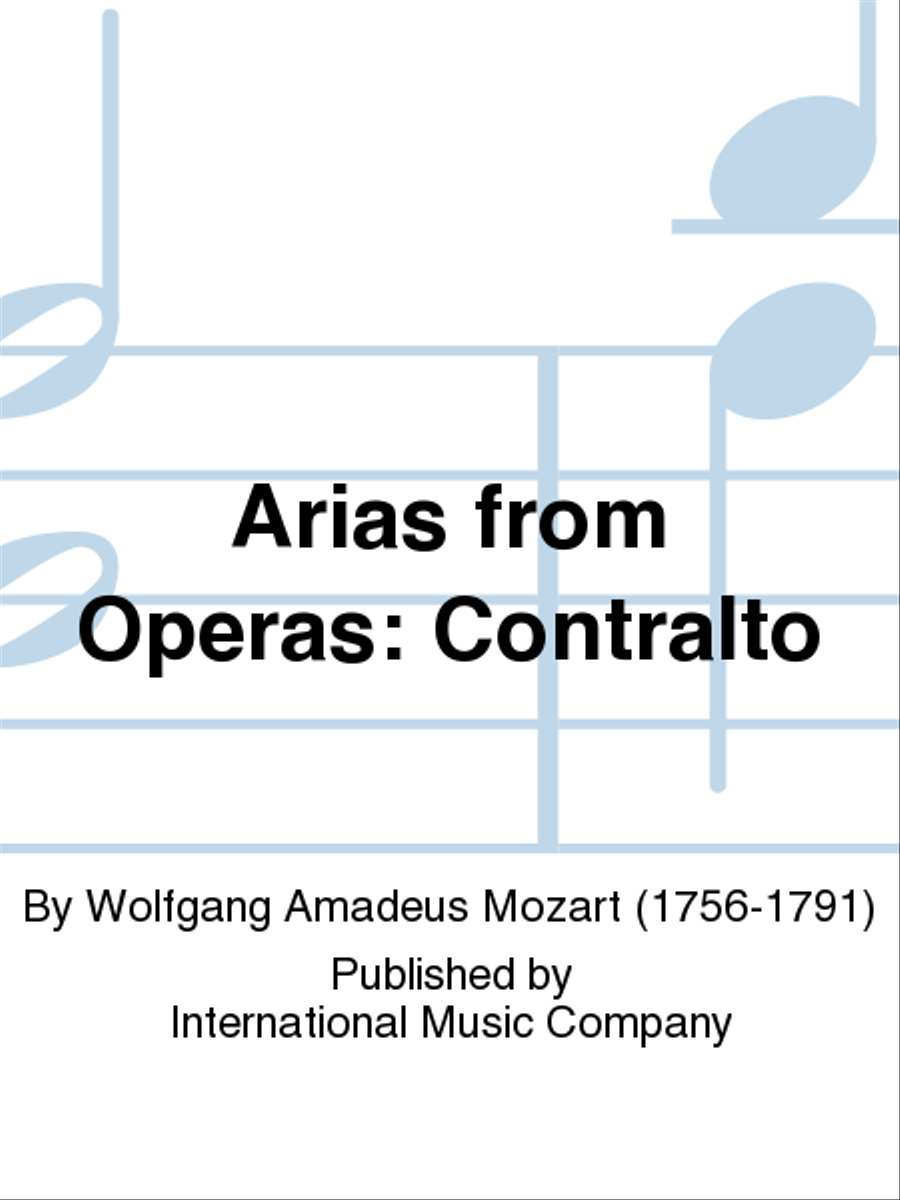 Contralto. 7 Arias Alto Voice scores gallery preview page 1