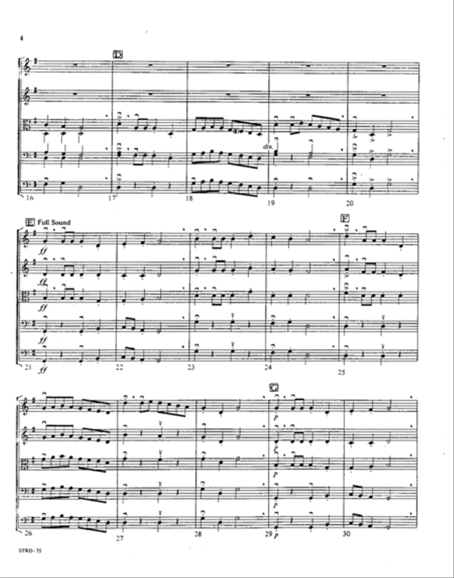 Ukrainian Folk Songs Orchestra scores gallery preview page 3