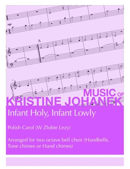 Infant Holy, Infant Lowly (2 Octave Handbells, Hand Chimes or Tone Chimes) image number null