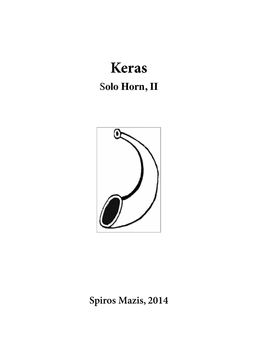Keras, solo Horn F/Bb Horn Solo scores gallery preview page 1