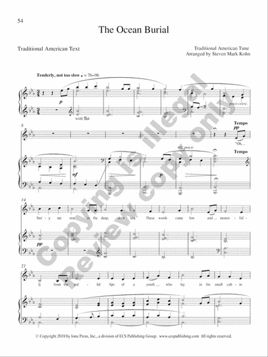 American Folk Set Low Voice scores gallery preview page 45
