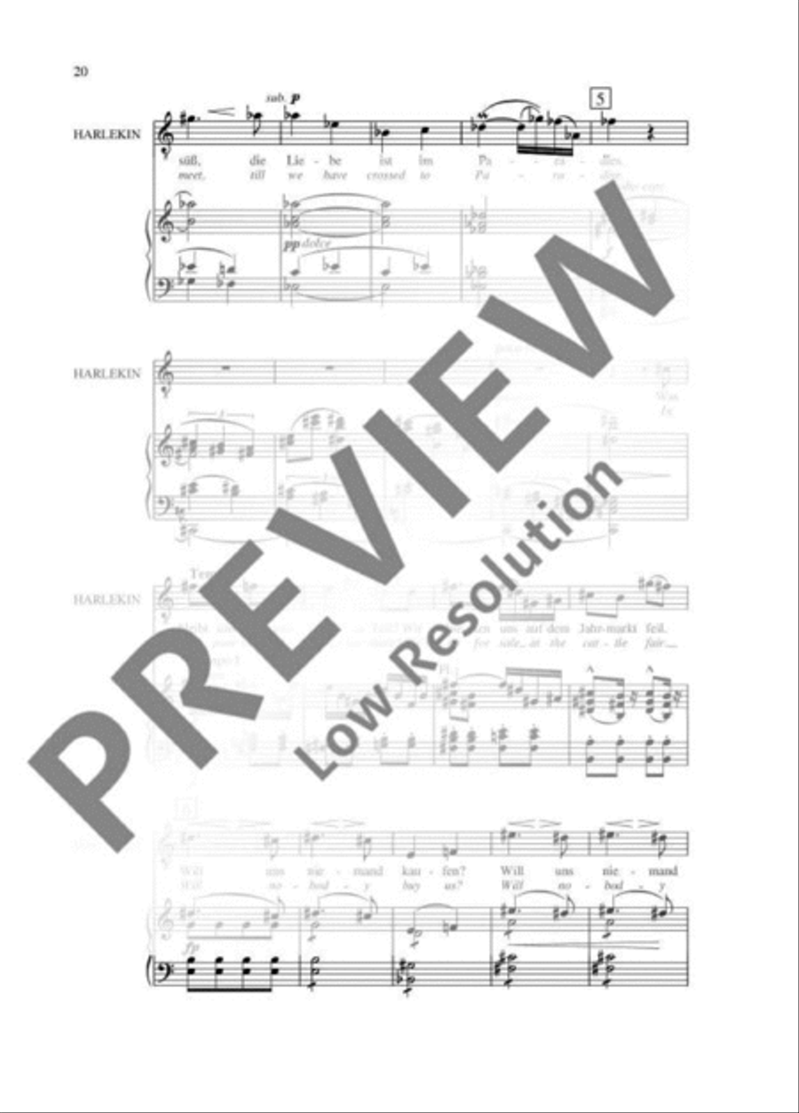 The Emperor of Atlantis Saxophone scores gallery preview page 19