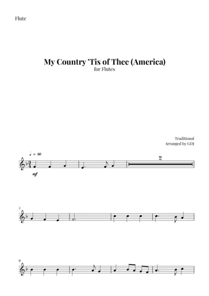 My Country 'Tis of Thee (America) image number null