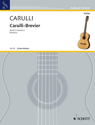 Book cover for Brevier - Selected Works for Guitar