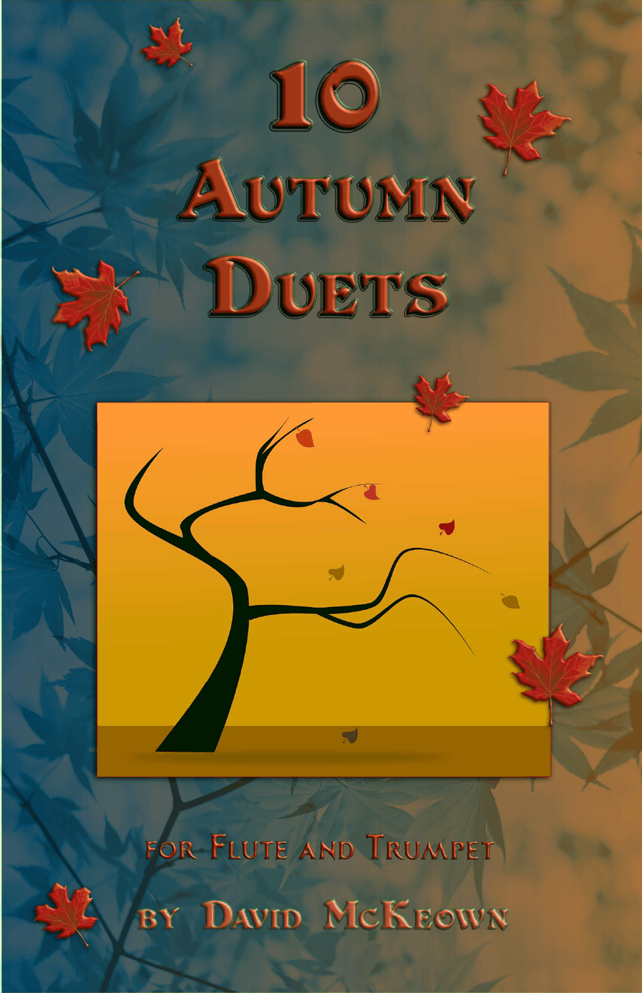 10 Autumn Duets for Flute and Trumpet Chamber Music scores gallery preview page 1