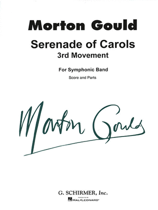 Book cover for Serenade of Carols (3rd Movement)