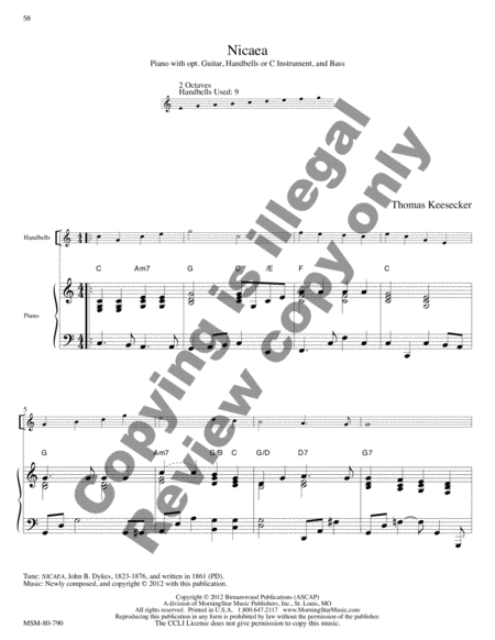Sing It Simply (25 Congregational Hymn Accompaniments for Piano, with opt. Guitar, Bass, and Handbells) image number null