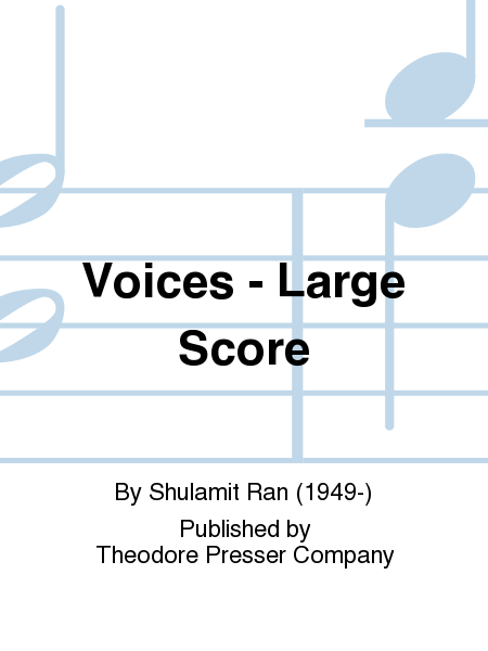 Voices - Large Score