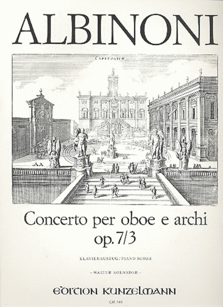 Albinoni - Concerto B Flat Op 7 No 3 Oboe/Piano