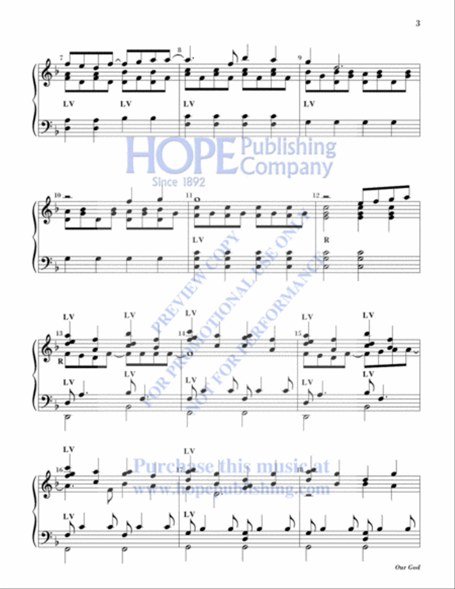 Our God 5-Octaves scores gallery preview page 4