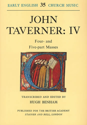 Book cover for Four- and Five-Part Masses