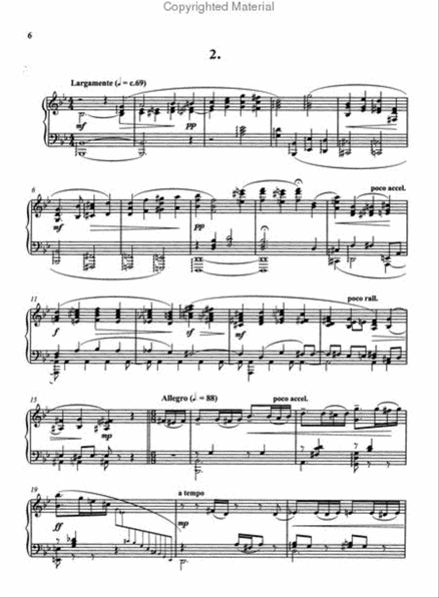 5 Piano Improvisations Piano Solo scores gallery preview page 3