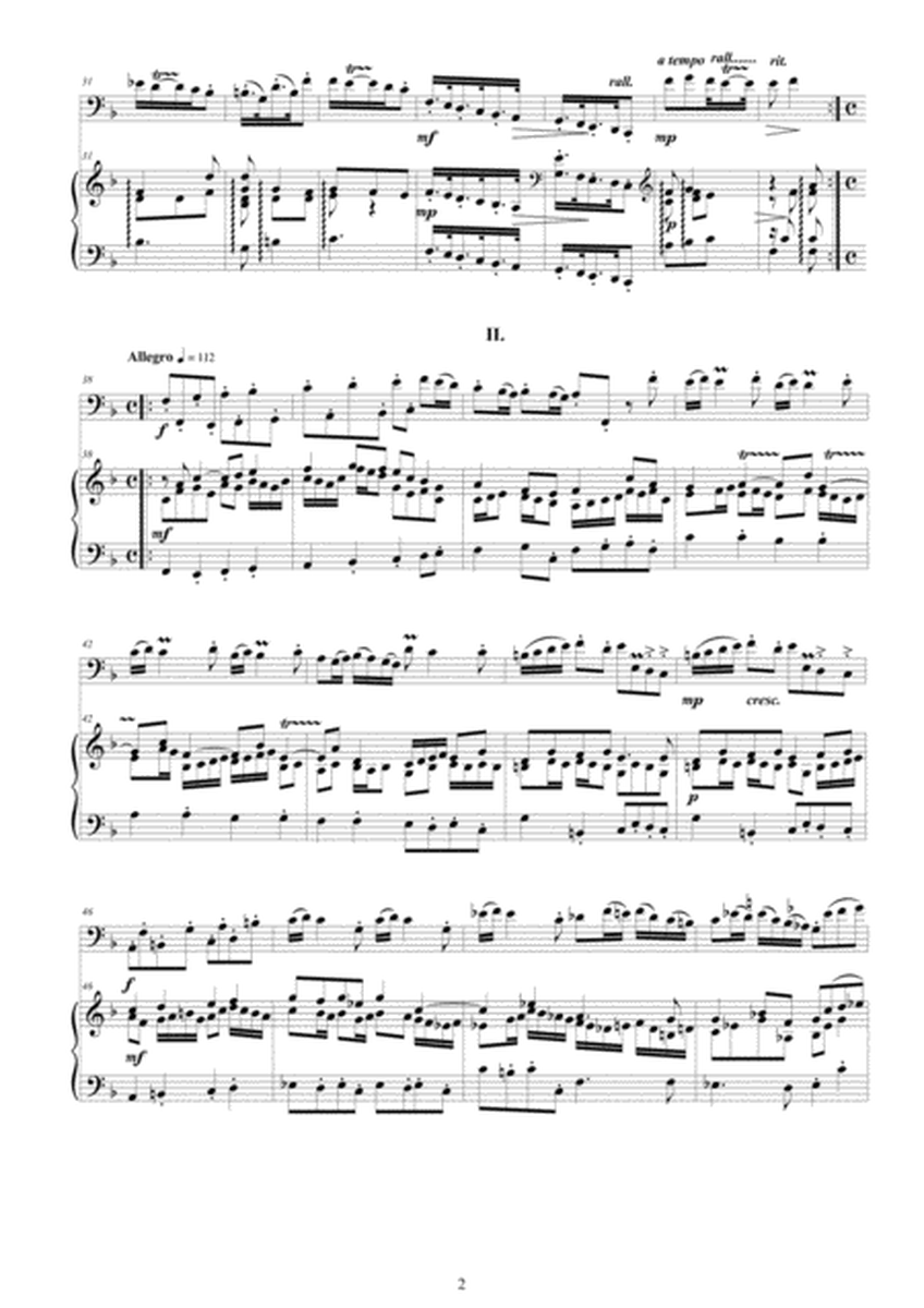 Vivaldi - Cello Sonata No.2 in F major Op.14 RV 41 for Cello and Cembalo (or Piano) image number null