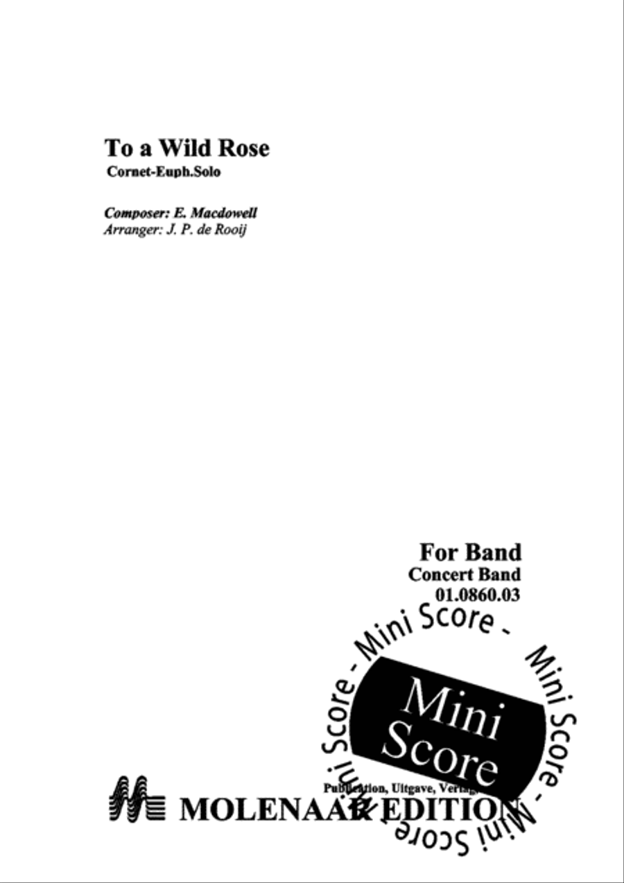 To a Wild Rose To a Wild Rose Concert Band scores gallery preview page 3