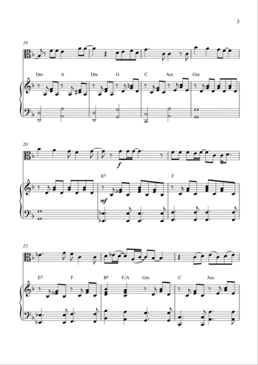 Eternal Flame Viola scores gallery preview page 3