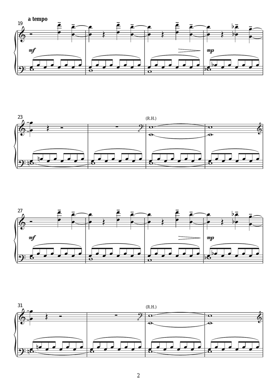Metamorphosis One Piano Solo scores gallery preview page 2