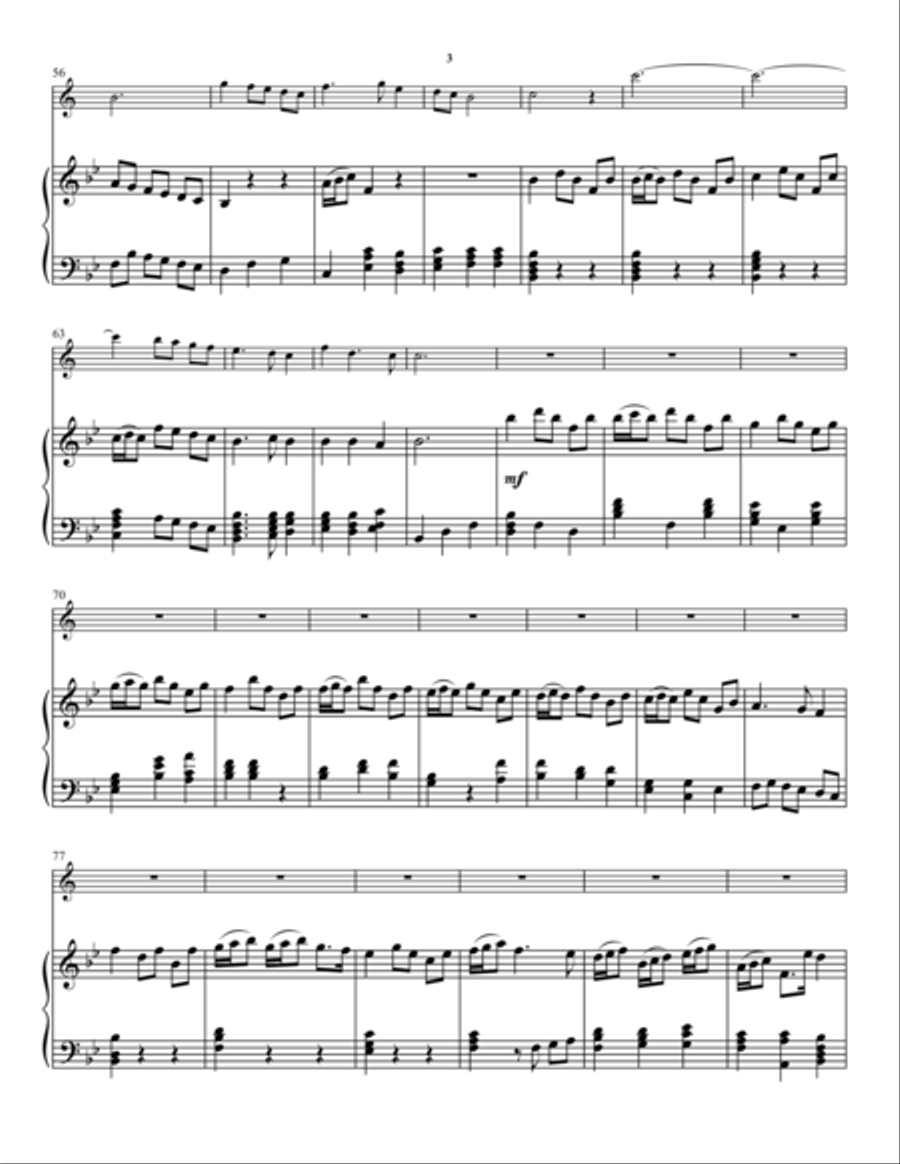 Tornami A Vagheggier (Aria) Trumpet Solo scores gallery preview page 3