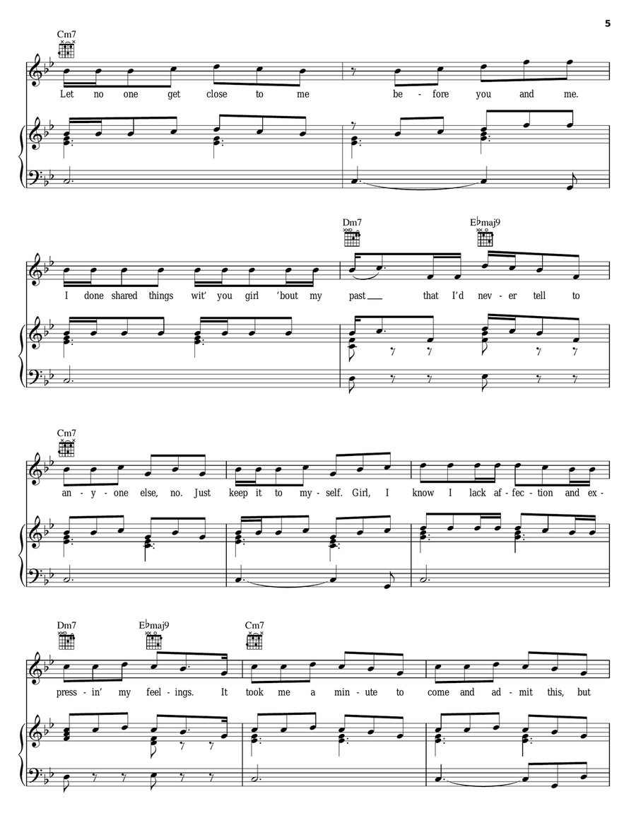 Teachme Piano, Vocal, Guitar scores gallery preview page 5
