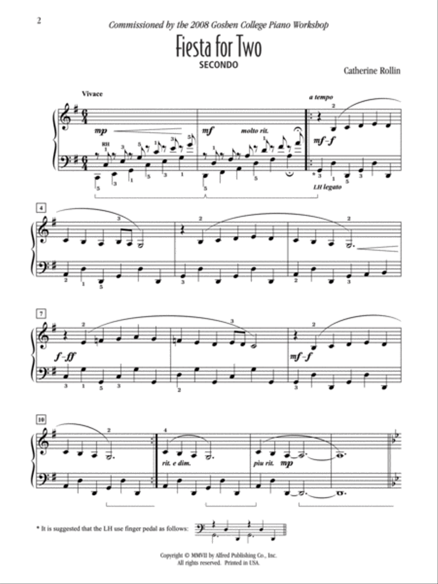 Fiesta for Two Small Ensemble scores gallery preview page 2