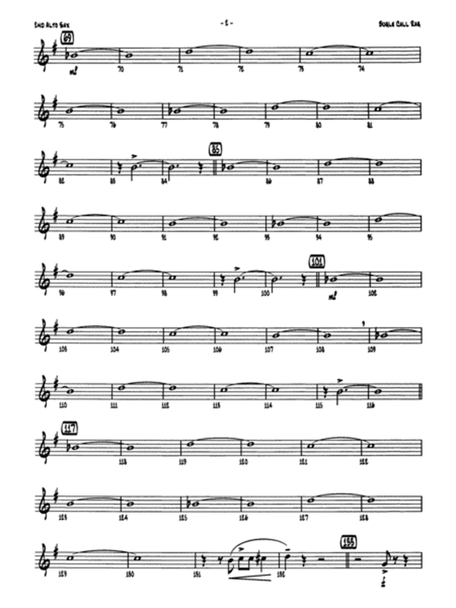 Bugle Call Rag: 2nd E-flat Alto Saxophone