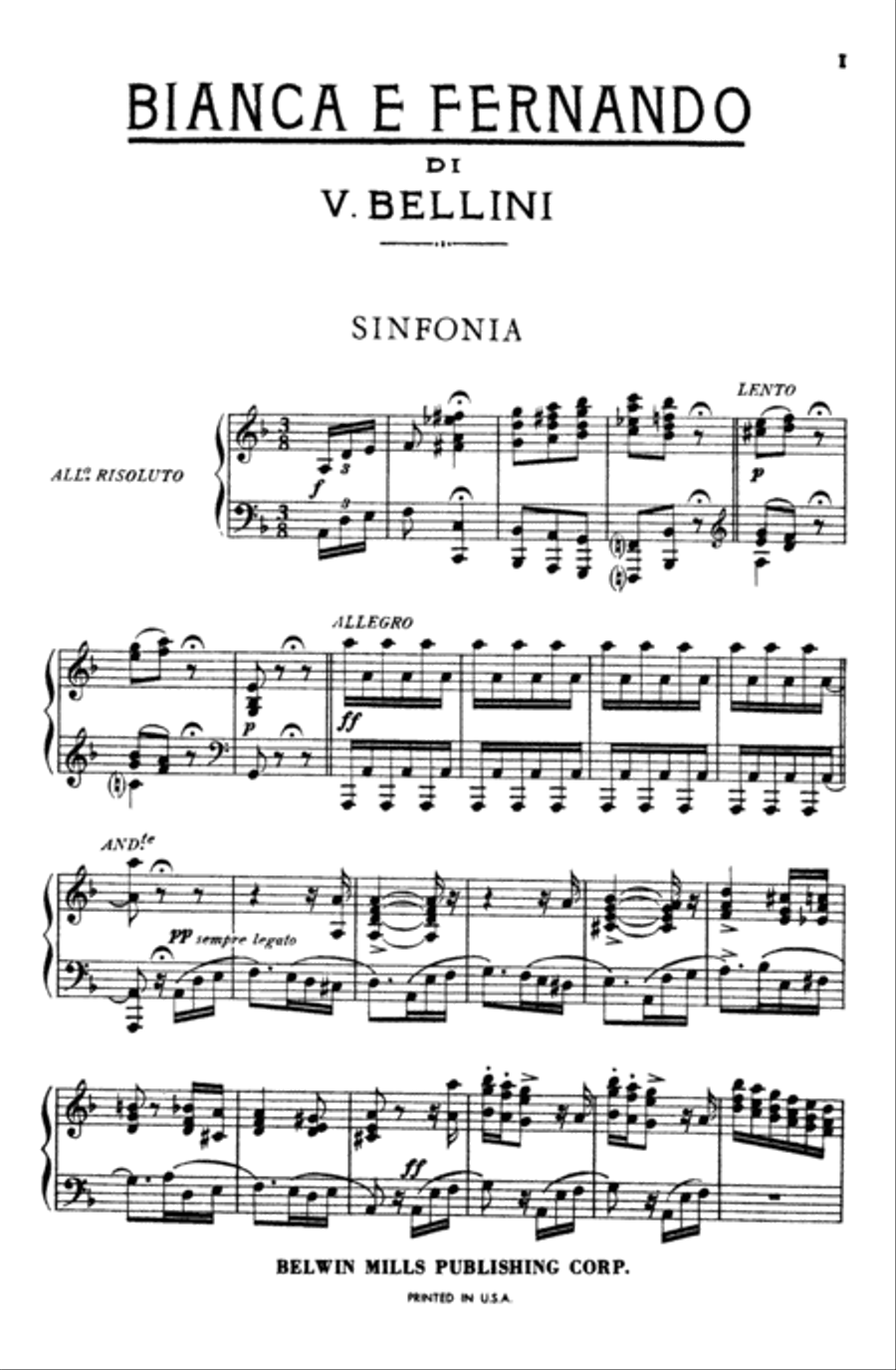 Bianca e Fernando Bianca e Fernando Voice scores gallery preview page 6