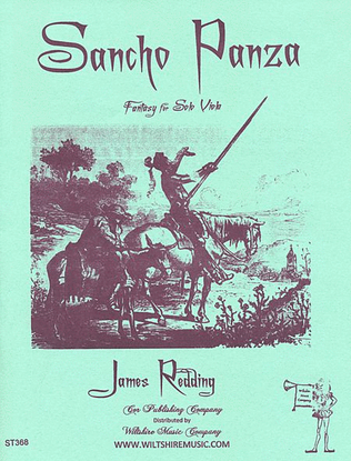 Book cover for Sancho Panza, Fantasy for Solo Viola