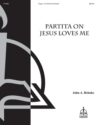Book cover for Partita on Jesus Loves Me (Full Score and Handbell Part)