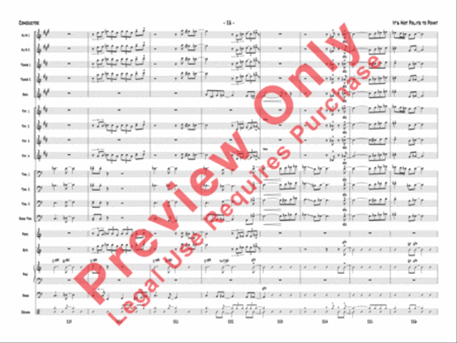 It's Not Polite to Point Jazz Ensemble scores gallery preview page 31