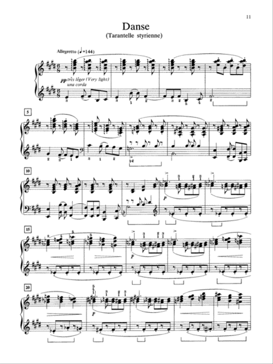 Dances of Debussy Dances of Debussy Piano Solo scores gallery preview page 11