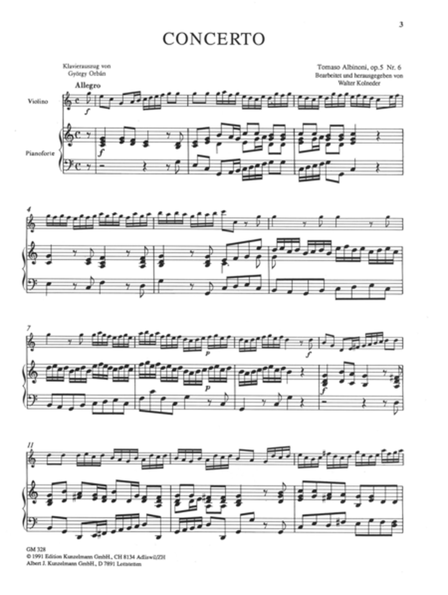 Concerto a cinque Op. 5/6