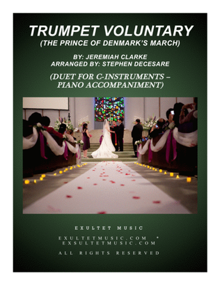 Book cover for Trumpet Voluntary (Duet for C-Instruments - Piano Accompaniment)