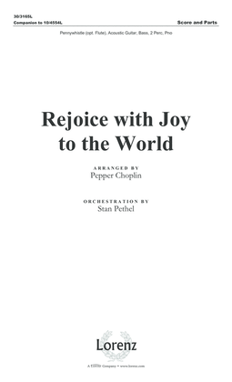 Book cover for Rejoice with Joy to the World (Score only)
