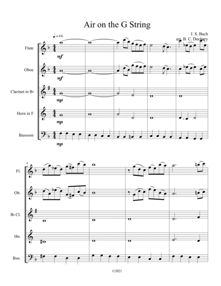 20 Classical Themes for Woodwind Quintet: Volume 1 image number null