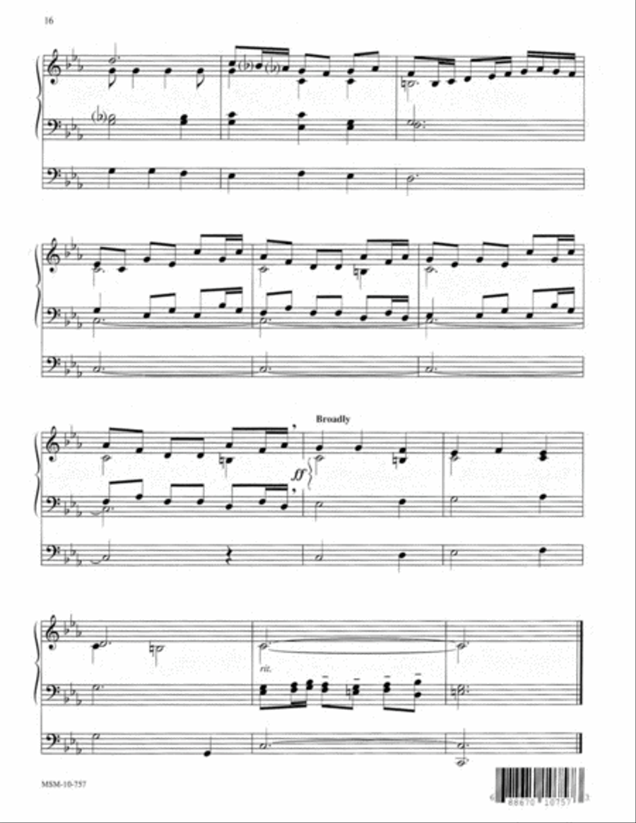 Three Hymns of Praise, Set 2 Organ scores gallery preview page 10