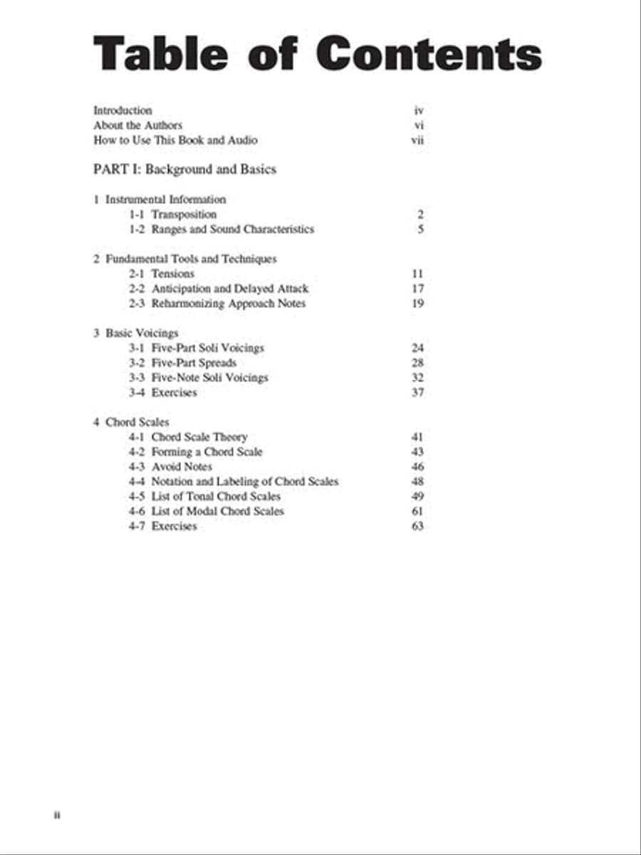 Modern Jazz Voicings Jazz Ensemble scores gallery preview page 2