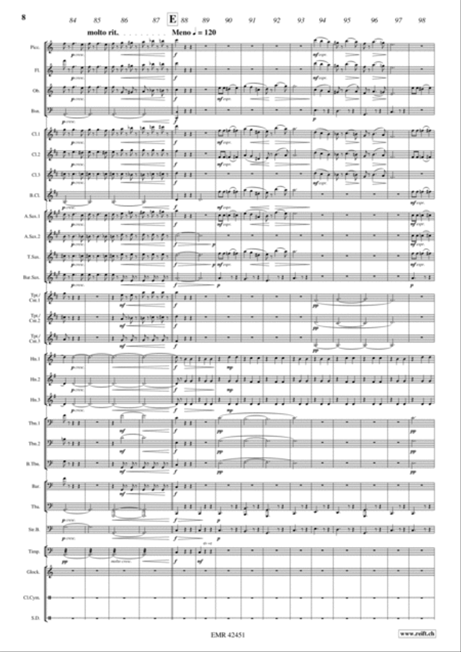 Don Quixote Don Quixote Concert Band scores gallery preview page 6