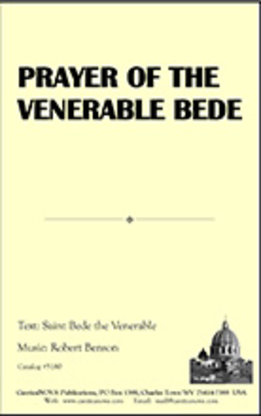 Prayer of the Venerable Bede
