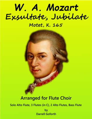 Mozart: Exsultate, Jubilate for Flute Choir