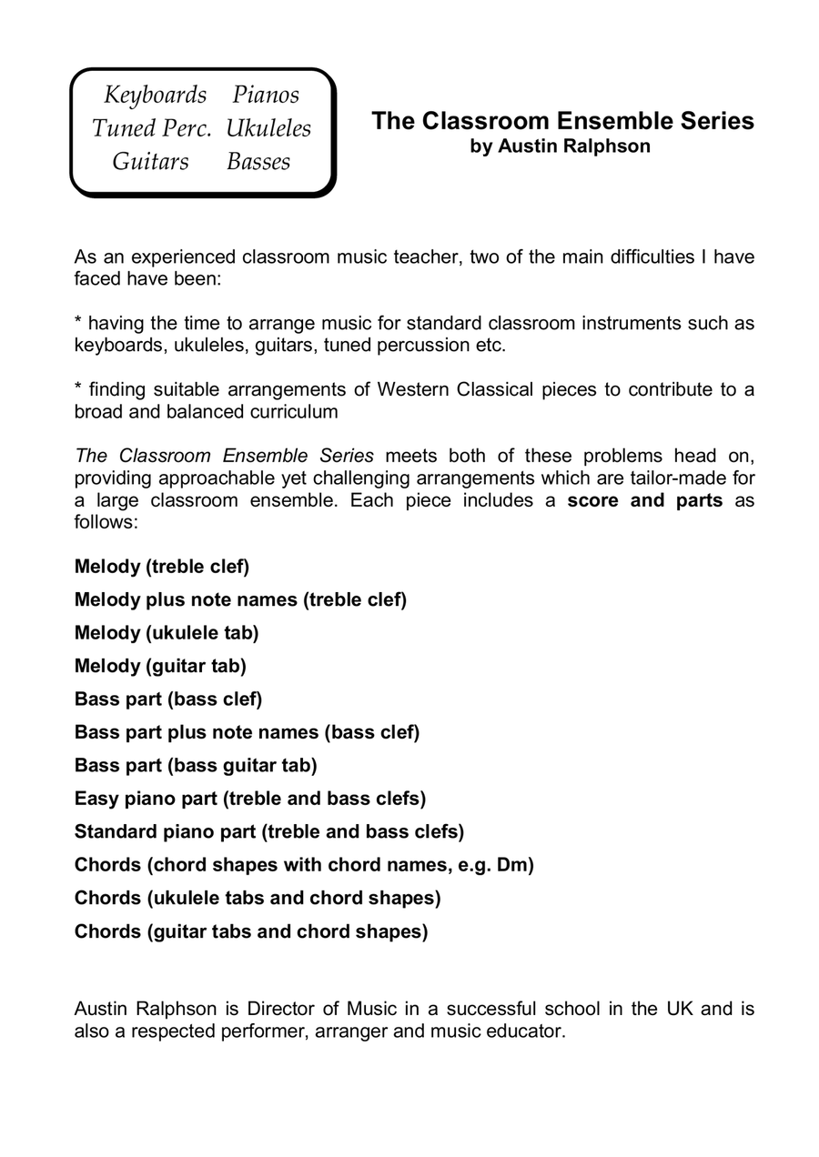 HALLOWEEN: In The Hall Of The Mountain King with backing track - Classroom Ensemble Bassoon scores gallery preview page 3
